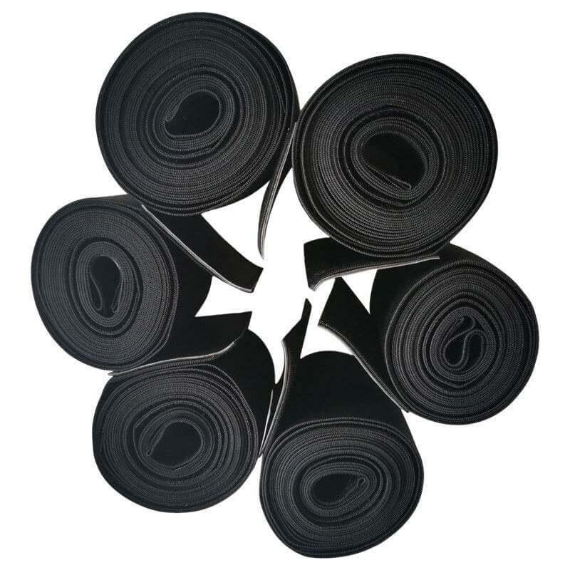 Adjustable waist trimmer belt for slimming and toning waistline with comfortable elastic material