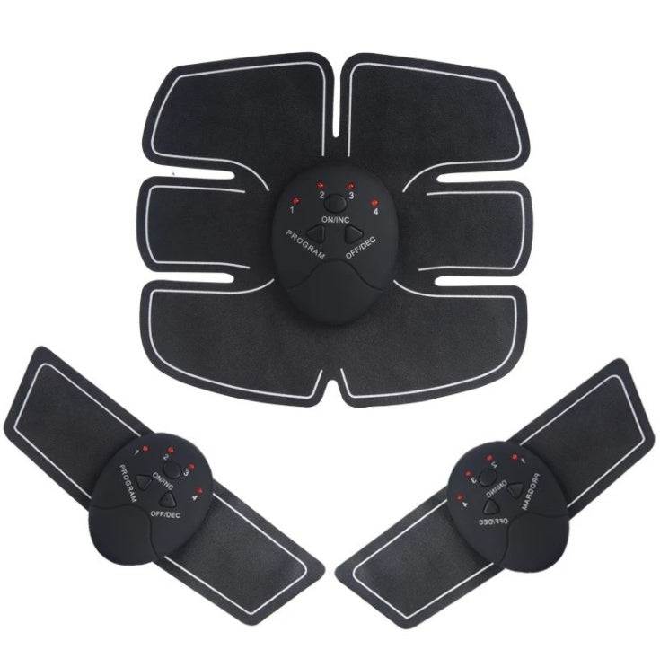 EMS Abdominal Muscle Stimulator device for toning abs and arms with adjustable EMS technology and portable design