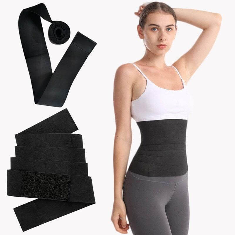 Waist Trimmer Belt adjustable elastic waist slimming and toning support belt