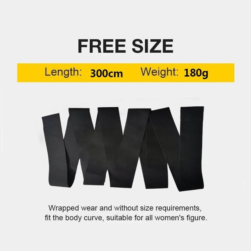 Adjustable Waist Trimmer Belt for slimming and waist shaping with comfortable elastic material